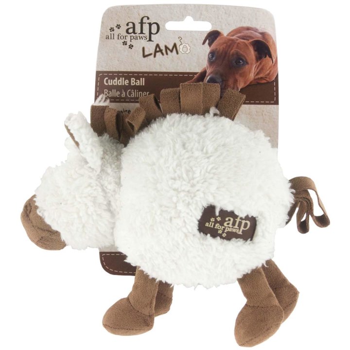 Cuddle Ball mit Lammfell – Hundespielzeug – Pferd