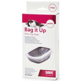 BAG IT UP Pouch for large cat litter pack of 6