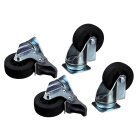 Set of wheels (4 pieces) suitable for transport boxes SKUDO 4 + 5 + 6