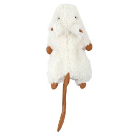 Cat toy made of lamb wool - Jumbo Crinkle Catnip Rodent -...