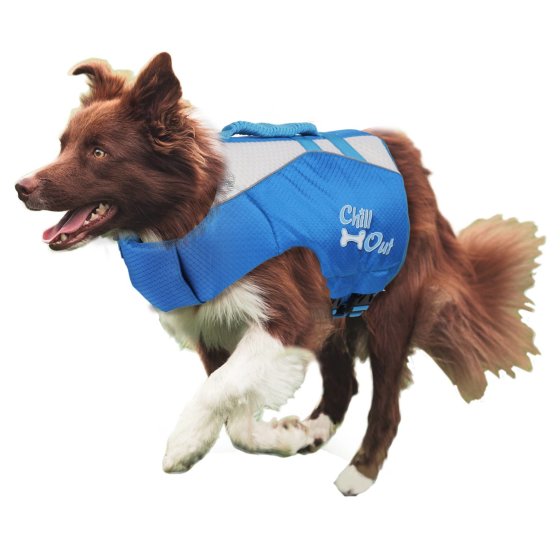 Rettungsweste Schwimmhilfe für Hund Chill Out - Dog Life Jacket - Größe M