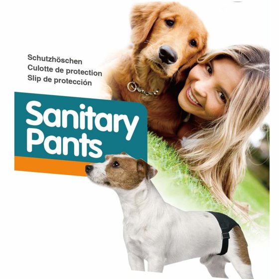 Hundewindel Hündinnen Schutzhose Läufigkeits Unterhose - Dog Pants - Größe: XS