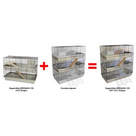 Extension set for rabbit and guinea pig cage GRENADA 120