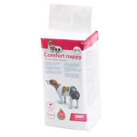 Dog diaper disposable diaper dog Comfort Nappy size 3...