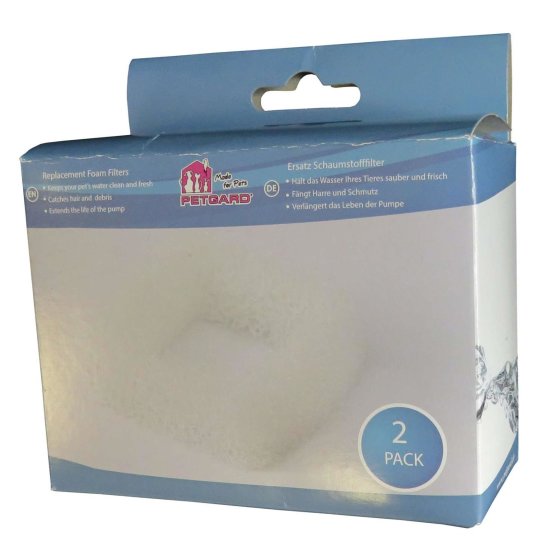 Foam replacement filter for drinking fountains ORB AURA and LOTUS AURA 2-pack