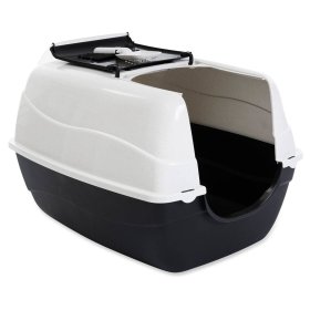 Sparpack XXL cat toilet ORLANDO especially for large cat breeds including half round mat
