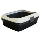 Savings package cat lavatory cat litter DENVER with built-in sieve and pre-mat