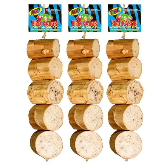 Economy Package 3- Bird Toy Fiesta Bird Kabob ideal for parakeets and small parrots
