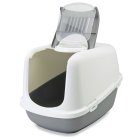 3er Sparpack XXL cat toilet NESTOR JUMBO white-grey with