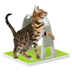 Interaktives Katzenspielzeug Massagespielzeug Kratzbaum für Katzen - Grooming Arch