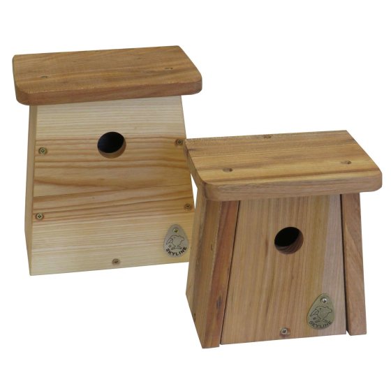 Futterhäuser Nistkästen Nistmaterial, Wooden Nesting Boxes