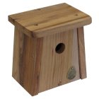 Nesting box birdhouse tit box nesting cave nesting aid ROOMY in oak wood - S