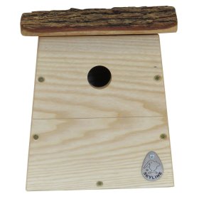Nesting box birdhouse tit box nesting cave nesting aid HATCH in oak wood - M