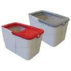 2-pack economy litter box Sofia Open with access from above + free toys