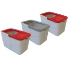 3-pack economy litter box Sofia Open with access from above + free play tunnel