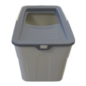 3-pack economy litter box Sofia Open with access from above 3 x grey + free play tunnel