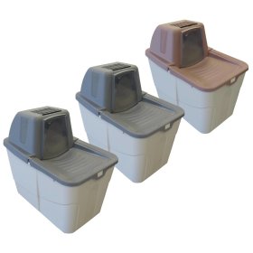 3-pack economy litter box Sofia Close with access from above + free mat