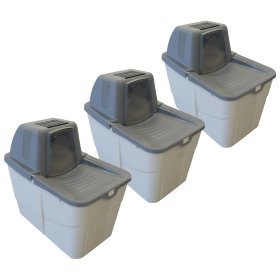3-pack economy litter box Sofia Close with access from...