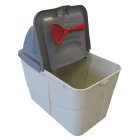 3-pack litter box Sofia Close with access from above + free mat 2 x grey 1 x berry