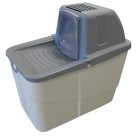 3-pack litter box Sofia Close with access from above 1 x grey 2 x berry