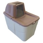 3-pack litter box Sofia Close with access from above 1 x grey 2 x berry