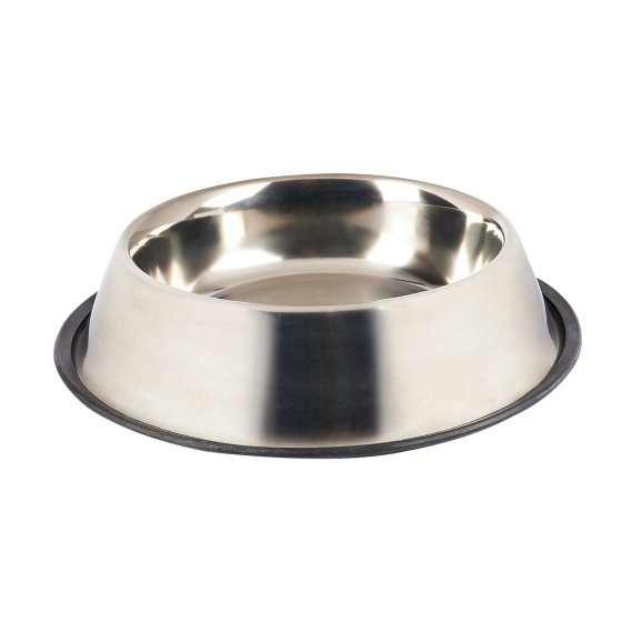 Food bowl Water bowl Drinking bowl Food bowl for dogs Stainless steel bowl with non-slip rim 2500 ml