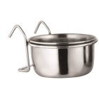 Universal bowl Food bowl Water bowl Stainless steel bowl to hang 550 ml - 13 cm