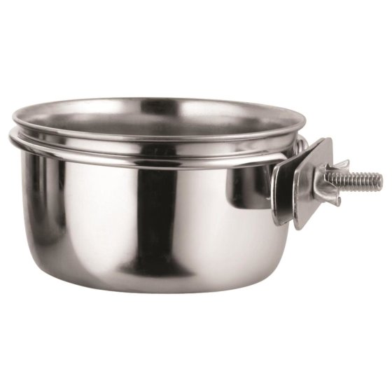 Dog bowl Food bowl Water bowl Stainless steel bowl to screw on 550 ml