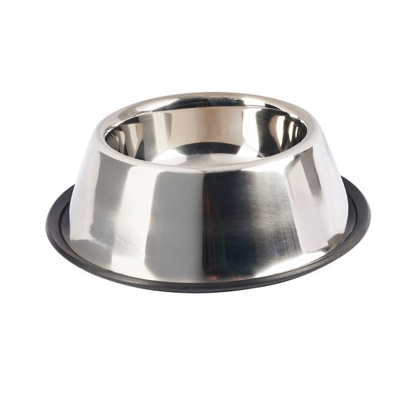 Food bowl Water bowl Drinking bowl Food bowl for dogs Stainless steel bowl with non-slip rim 1000 ml