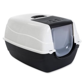 (2nd choice item) XXL Cat Toilet ORLANDO white-anthracite...