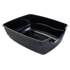 (2nd choice item) XXL Cat Toilet ORLANDO white-anthracite especially for large cat breeds