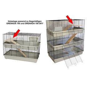 Wooden shelf Replacement shelf for rodent cage GRENADA 100 and GRENADA 100 SKY (B-WARE)