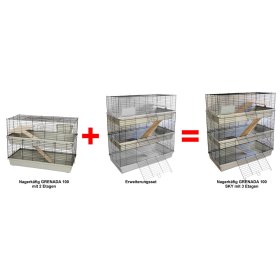 Extension set for rabbit and guinea pig cage GRENADA 100