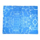 Cooling mat for dogs, cooling dog blanket, cooling pad with wave pattern 50 x 40 cm