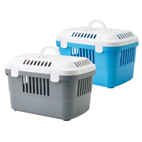 Transport box for guinea pigs, rabbits, cats, rodents and small dogs