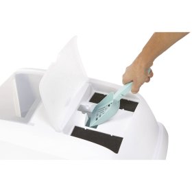4-pack cat toilet litter box bonnet toilet white-black