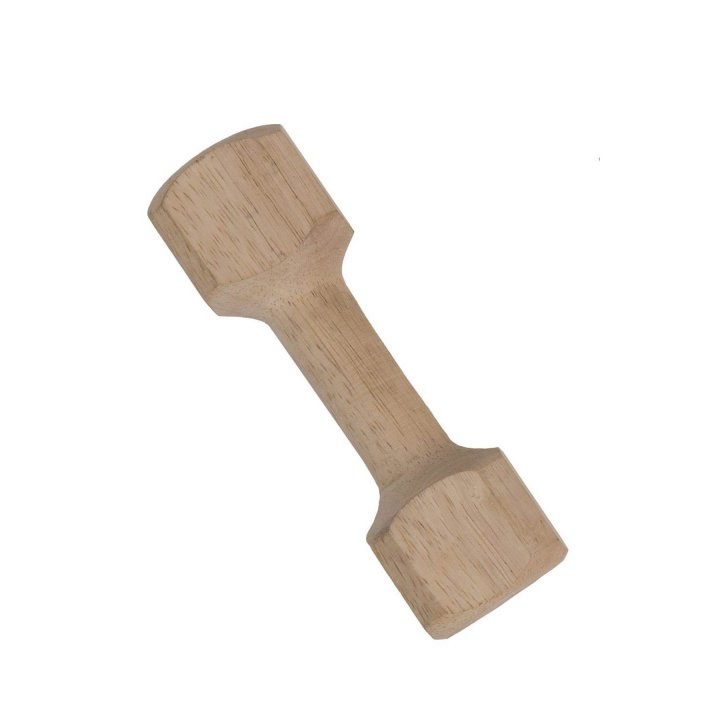 Hundespielzeug Apportierholz Apportierknochen Knochen Holzspielzeug 16 x 5 cm