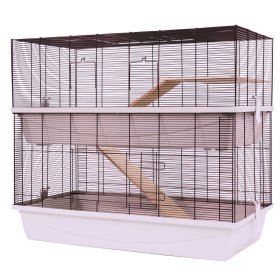 (B-WARE) Mäuse- und Hamsterkäfig CARLOS mit 2...
