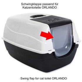 Swing flap spare part for XXL cat toilet ORLANDO