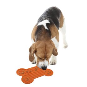 Licking Mat Bone Shape Mat with Anti-Snacking Surface in...