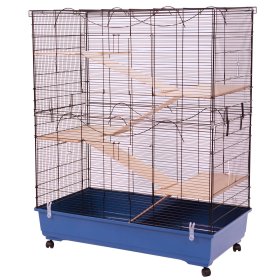Rodent aviary Rodent cage Rodent home ALEX with wooden...