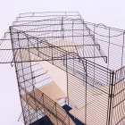 Rodent aviary Rodent cage Rodent home ALEX with wooden equipment 4 floors + 4 ladders + wheels