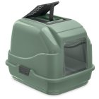 Recycling litter box Easy Cat hood litter box with filter and scoop in the lid