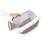 Bag for litter trays with flap and other bowl litter trays 6-pack