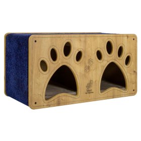 Luxury double cat house cat cave cat bed with scratching...