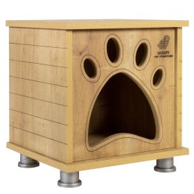Luxury cat house cat cave cat bed made of wood with feet...