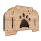 XL Luxury cat house cat cave wooden cat bed with scratching rug 80 x 36.6 x 56 cm