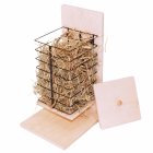 XXL animal cage accessories for guinea pigs, rabbits hay raiser with stand