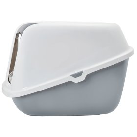 XXXL Nestor Giant cat litter tray white-grey especially for large cat breeds