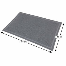 Economy pack XXXL litter tray Nestor Giant white-grey with XXL cat litter mat